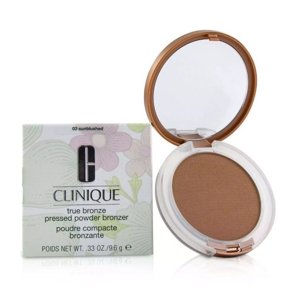 Clinique True Bronze Pressed Powder BRONZER Tan 0.33 oz/9.6g SUNBLUSHED 03 NEW!